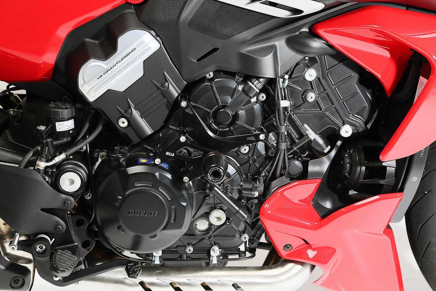【AELLA】DUCATI ディアベル｜エンジンスライダー (Diavel V4) AE-68154 ［ 京都 バイク カスタム パーツ 人気 おすすめ ツーリング ライダー バイカー メーカー ギア ドゥカティ お取り寄せ 通販 ふるさと納税 ］