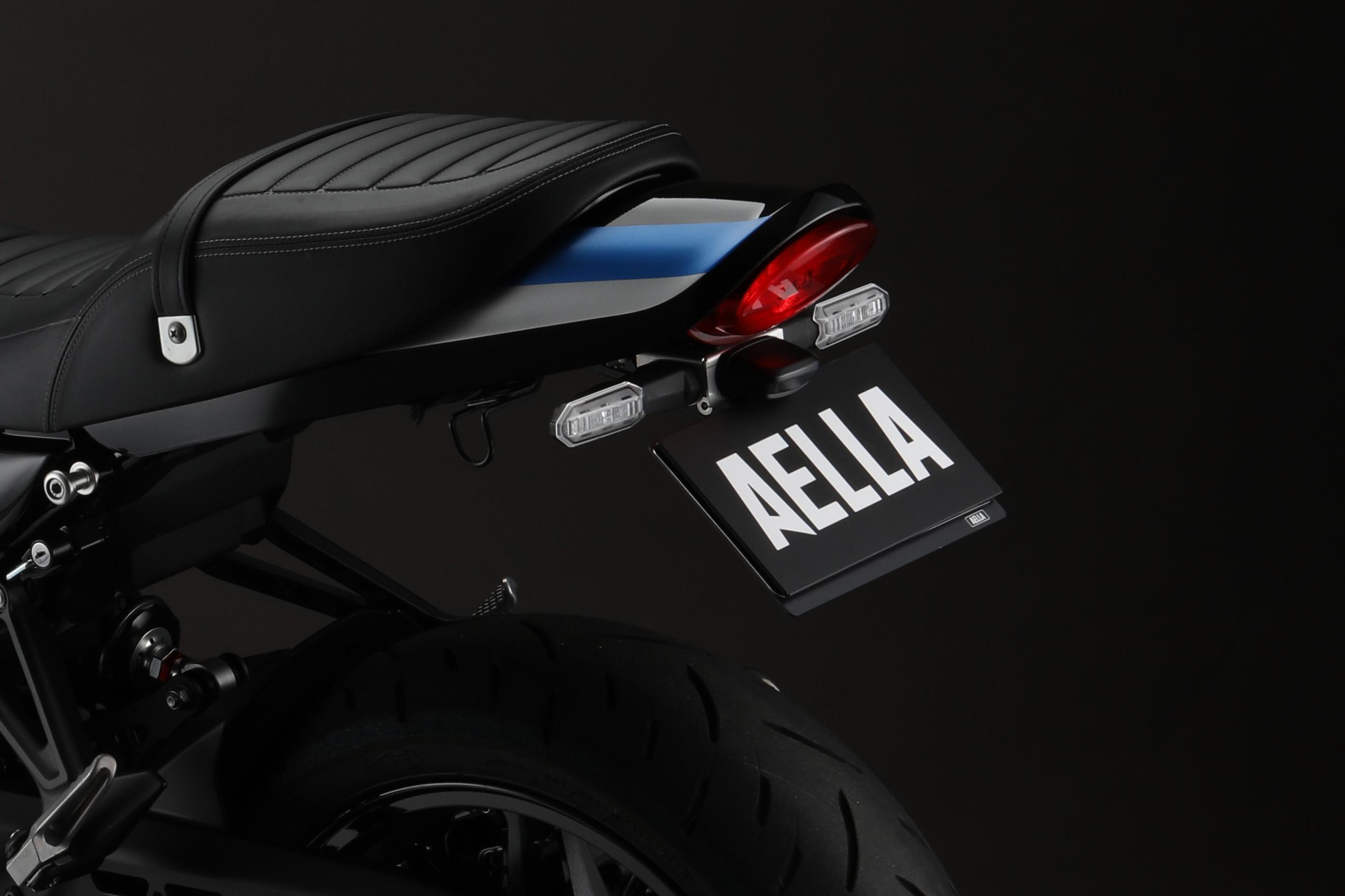 【AELLA】Kawasaki Z900RS｜ショートナンバープレートホルダー  AE-74025 ［ 京都 バイク カスタム パーツ 人気 おすすめ ツーリング ライダー バイカー メーカー ギア カワサキ お取り寄せ 通販 ふるさと納税 ］