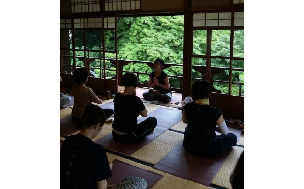 【KYOTOYOGA】 旧三井家下鴨別邸 『静謐な京都 別邸YOGA』体験