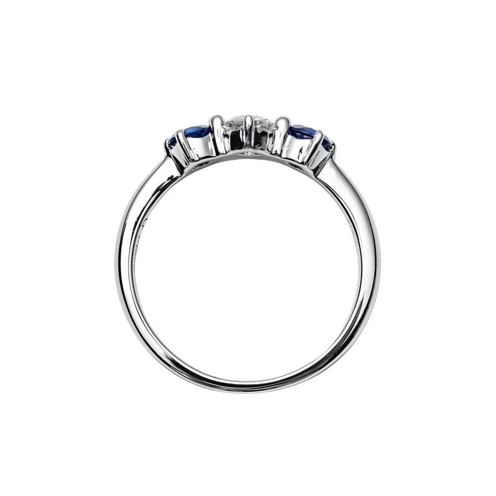 【高島屋選定品】＜京セラ＞クレサンベール＜ブルーサファイア／天然ダイヤモンド ＞PTリング PT900 リング カジュアル 9月誕生石 ［ 京都 宝石 ジュエリー 人気 おすすめ 高級  特別 おしゃれ ファッション ブランド ダイヤ サファイア ］