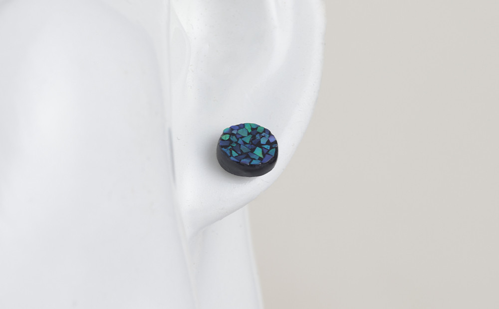 【嵯峩螺鈿野村】フラグメントピアス｜京都 老舗 伝統工芸 漆器 ジュエリー［ 京都 老舗 伝統工芸 工芸品 アクセサリー ジュエリー ファッション 漆 人気 おすすめ 職人 お取り寄せ 通販 送料無料 ふるさと納税 ］