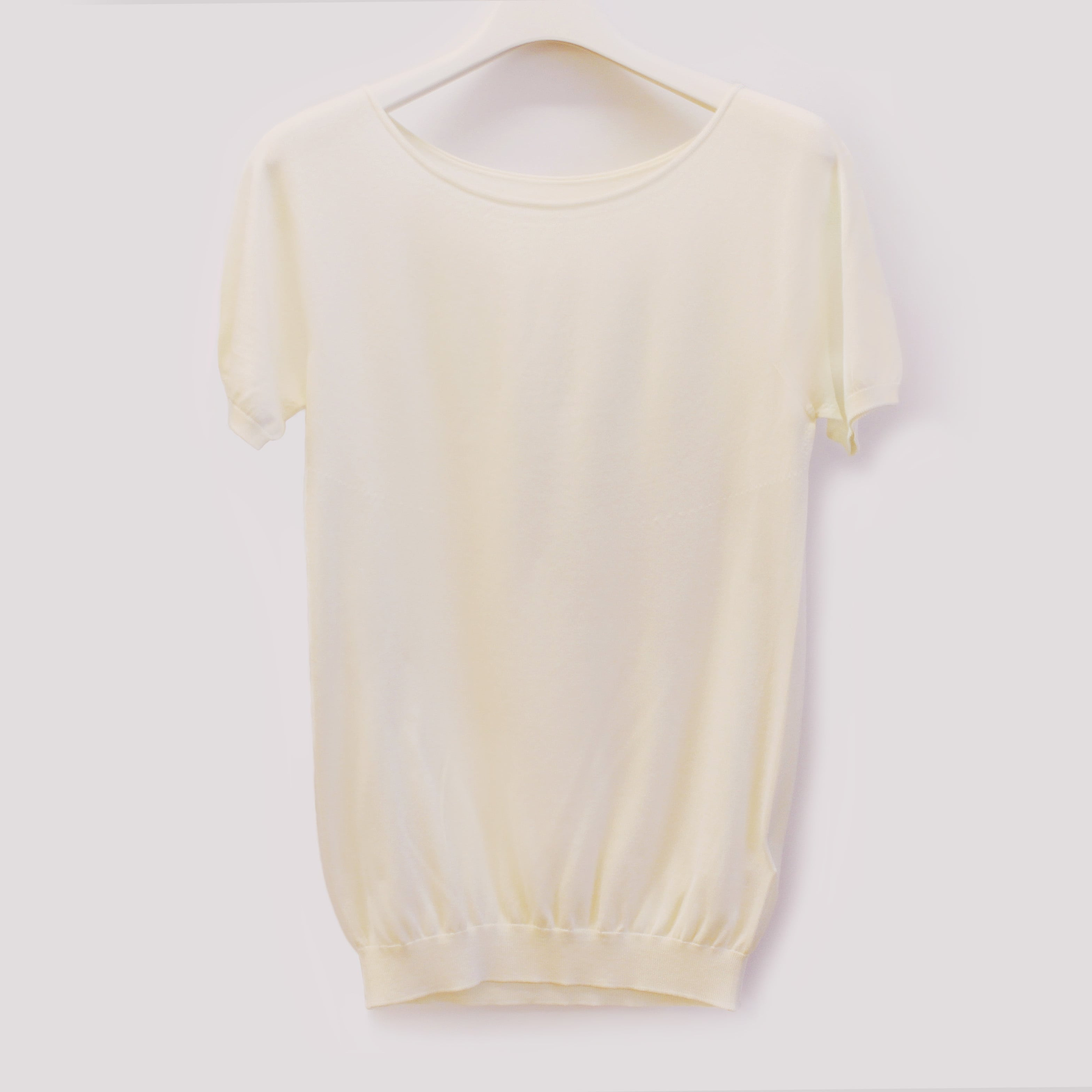 【伊と幸】《白生地の老舗が贈る》姫＋ウォッシャブル シルクニット 半袖(Lサイズ・ホワイト)｜京都 人気 インナー 肌着［ 京都 老舗 絹 ファッション レディース 人気 おすすめ ギフト お取り寄せ 通販 送料無料 ふるさと納税 ］