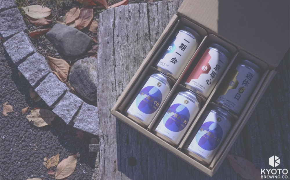 【京都醸造】季節のクラフトビールギフトセット(6本入)｜地ビール 京都ビール 人気セット ［ 京都 ビール 小さな醸造所 クラフトビール ギフトセット 350ml ベルギー×アメリカスタイル 人気 おすすめ 缶ビール ギフト プレゼント 贈答 お取り寄せ 通販 送料無料 ふるさと納税 ］