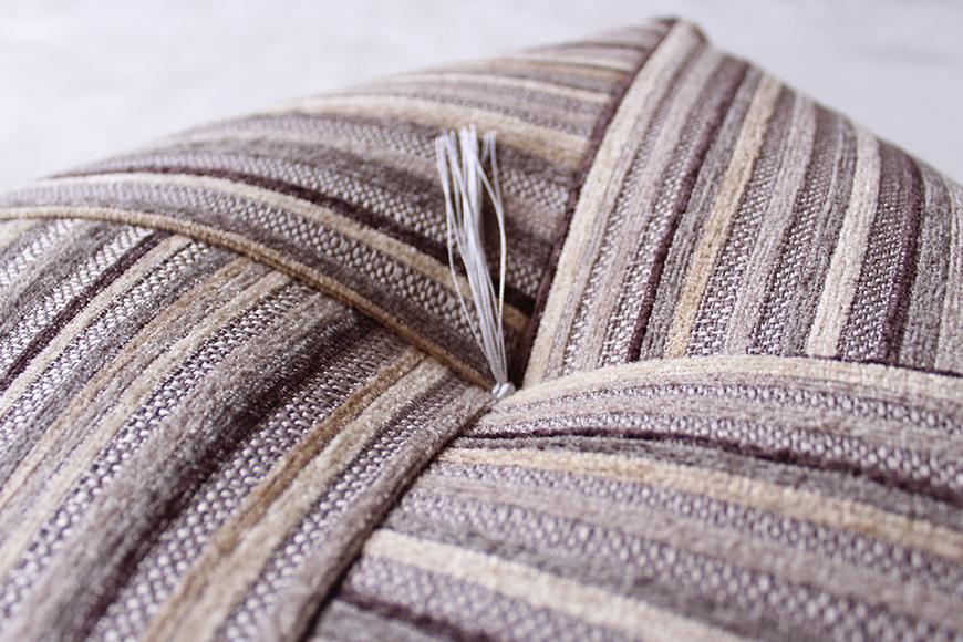 【 洛中高岡屋 】シンプルなデザインと素材感 おじゃみ座布団（グラフ・グレー）