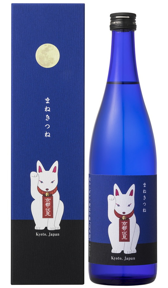 《美酒コンクール金賞》【玉乃光酒造】純米吟醸 青まねきつね・米焼酎まねきつね セット（化粧箱入り）［ 京都 伏見 日本酒 焼酎 お酒 飲み比べ 2本 人気 おすすめ お取り寄せ 通販 送料無料 ふるさと納税 ］ 