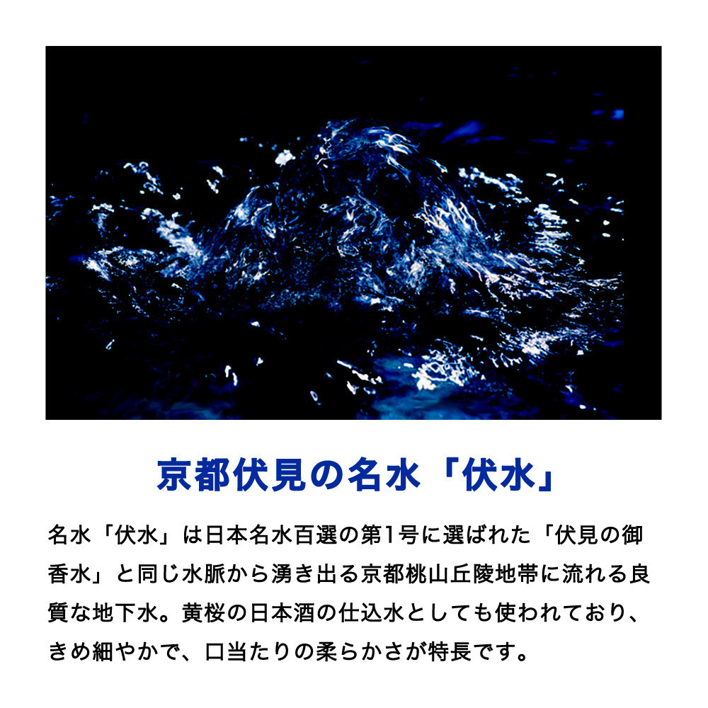 【黄桜】伏水スパークリング (500ml×12本入) ［ 京都 キザクラ 炭酸水 天然水 名水 ソーダ割 ハイボール 酎ハイ 人気 おすすめ お取り寄せ 通販 送料無料 ふるさと納税 ］
