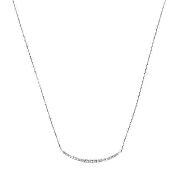 【京セラ】天然ダイヤモンド ネックレス【プラチナ/0.30CT/4月誕生石/デコルテデザイン/BPDD3034-FU】