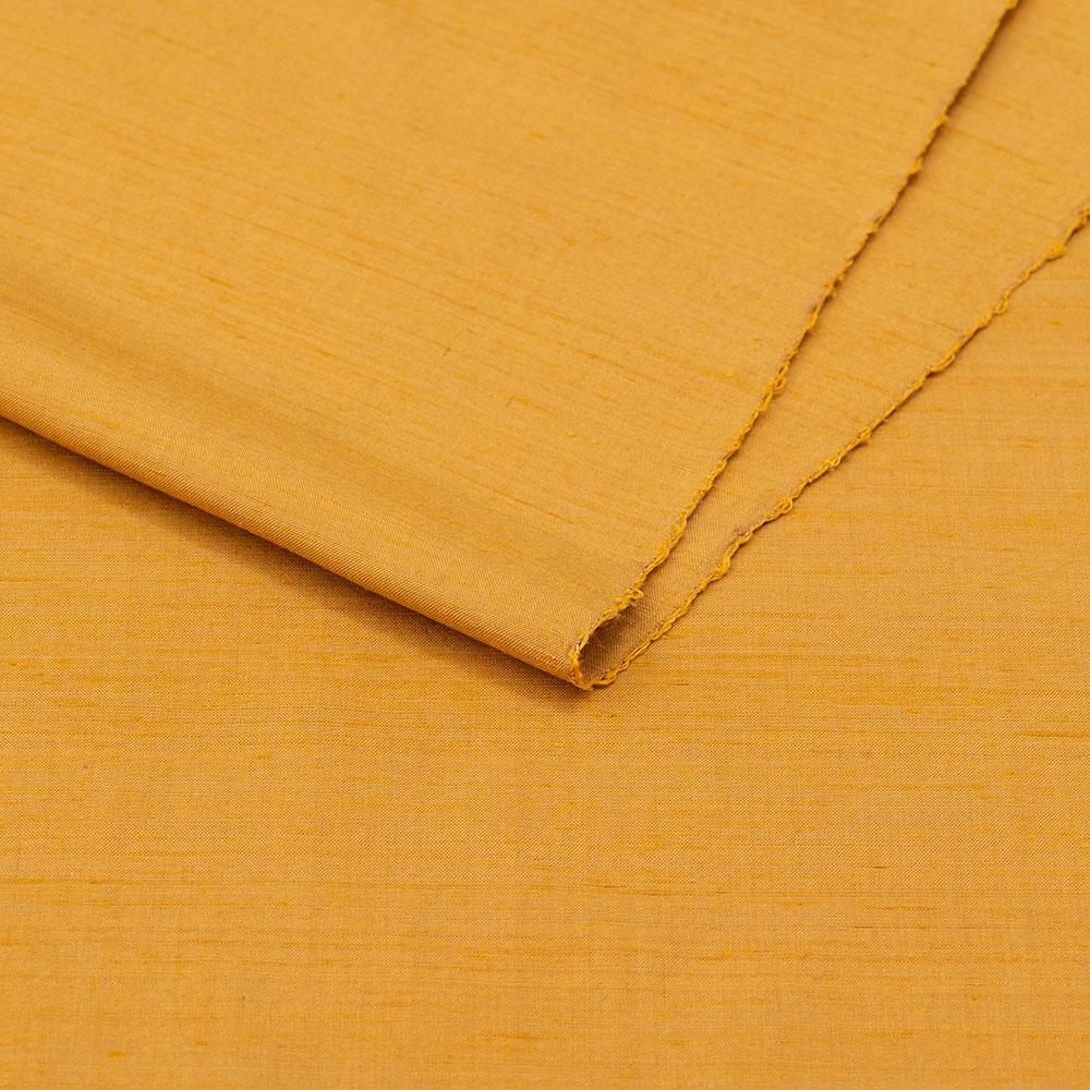 【アトリエシムラ】《草木染め、手織りの反物》唐茶（からちゃ）袷お仕立て付き