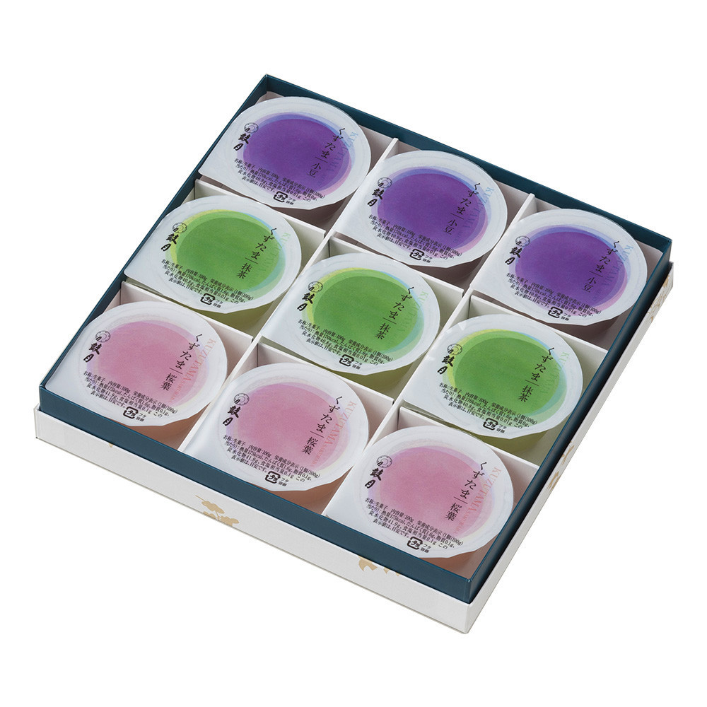 【鼓月】くずたま 9個入［ 京都 老舗 和菓子 葛饅頭 葛 くずもち 京菓子 千寿せんべい 有名店 人気 おすすめ お菓子 スイーツ お取り寄せ 通販 ギフト プレゼント 贈答 お中元 手土産 お土産  通販 送料無料 ふるさと納税 ］