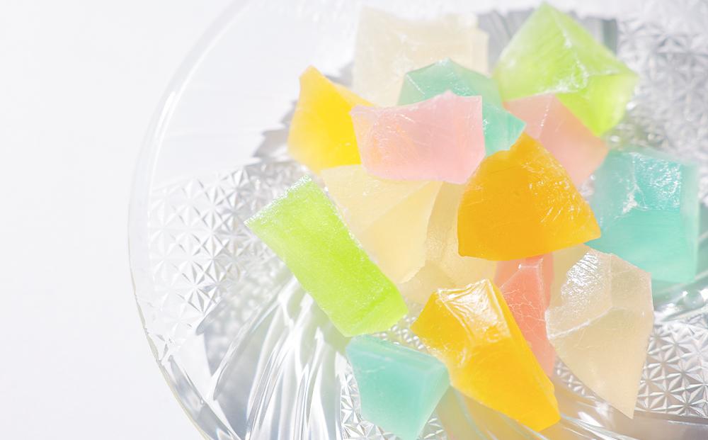 【京菓子司 都】京の琥珀糖　カラフルジュエリー（500g）［ 京都 琥珀糖 美しい和菓子 宝石 キラキラ かわいい 上品 人気 おすすめ 茶道 お茶菓子 京銘菓 お取り寄せ 通販 送料無料 ふるさと納税 ］