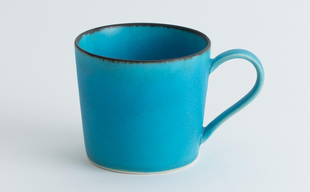 【瑞光窯-ZUIKOU-】カップ&ソーサー(ターコイズブルー/青)［ 京都 京焼 陶磁器 清水焼 窯元 マグカップ コーヒーカップ 180ml 適量サイズ おしゃれ 人気 おすすめ 食器 うつわ 陶器 お取り寄せ 通販 送料無料 ふるさと納税 ］