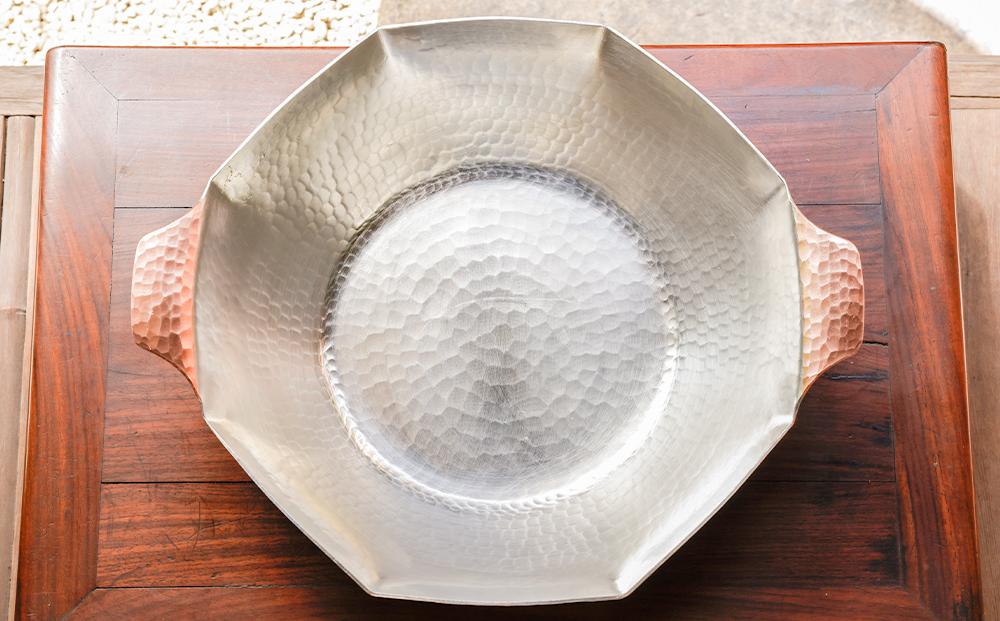 【八木庖丁店】手打ち銅製 八角水煮鍋(尺)