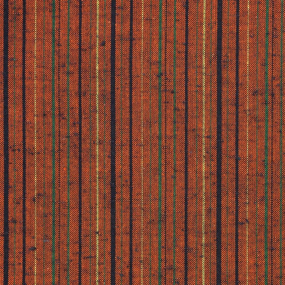 【工夫庵】唐桟縞（とうざんじま）座布団 えんじ（2枚セット）（EE）