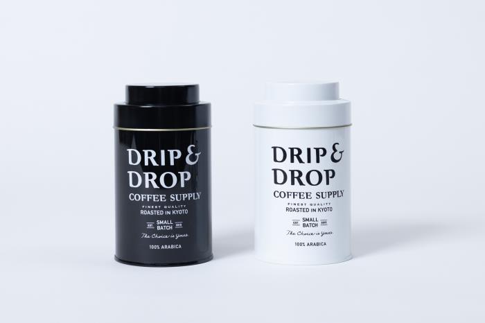 【DRIP&DROP COFFEE SUPPLY】コーヒー挽き豆(エスプレッソ挽き)（オリジナル缶入り）