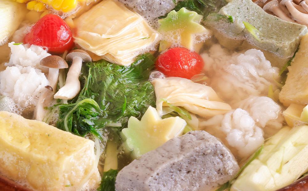 【京料理かじ】《11/30まで》京風鱧しゃぶ鍋(2人前)［ 京都 料亭 人気 おすすめ 鍋 しゃぶしゃぶ お取り寄せ 通販 送料無料 ふるさと納税 ］