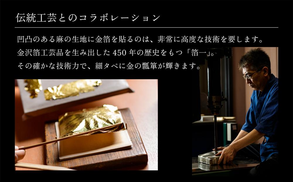【京都洛柿庵】細タペ 本金箔「六金瓢」