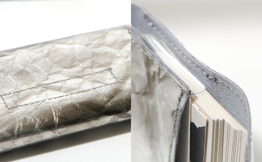 【KENTO HASHIGUCHI × 伝統工芸士】手もみ銀箔 30枚カードケース（マチあり）