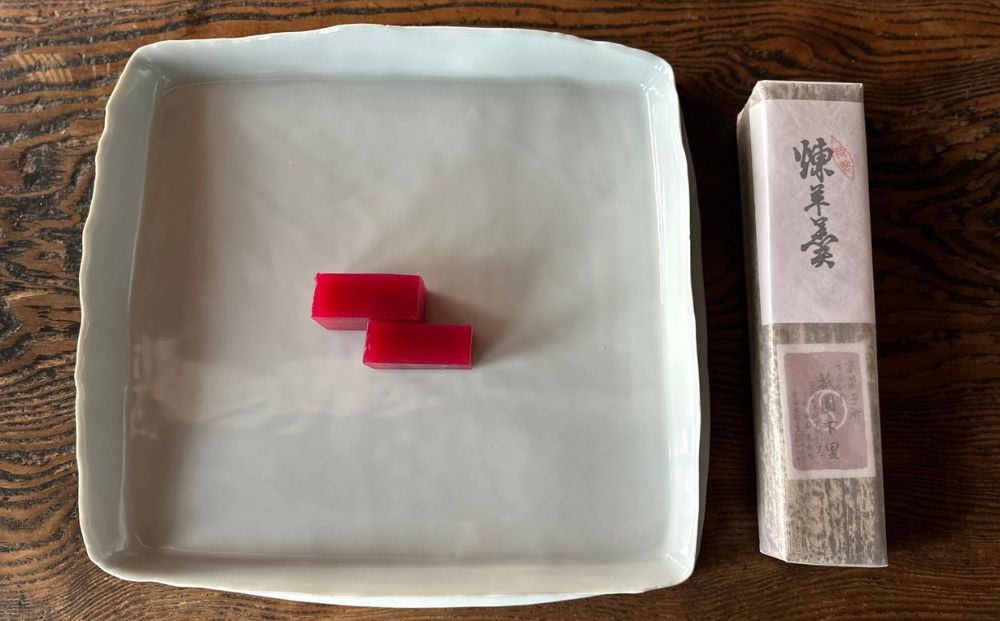 【するがや祇園下里】煉羊羹1本(400g)｜京都 羊羹 ようかん 和菓子 人気 スイーツ［ 京都 祇園 老舗 和菓子 スイーツ ねりようかん 白小豆 人気 おすすめ おいしい ギフト プレゼント グルメ お取り寄せ 通販 送料無料 ふるさと納税 ］