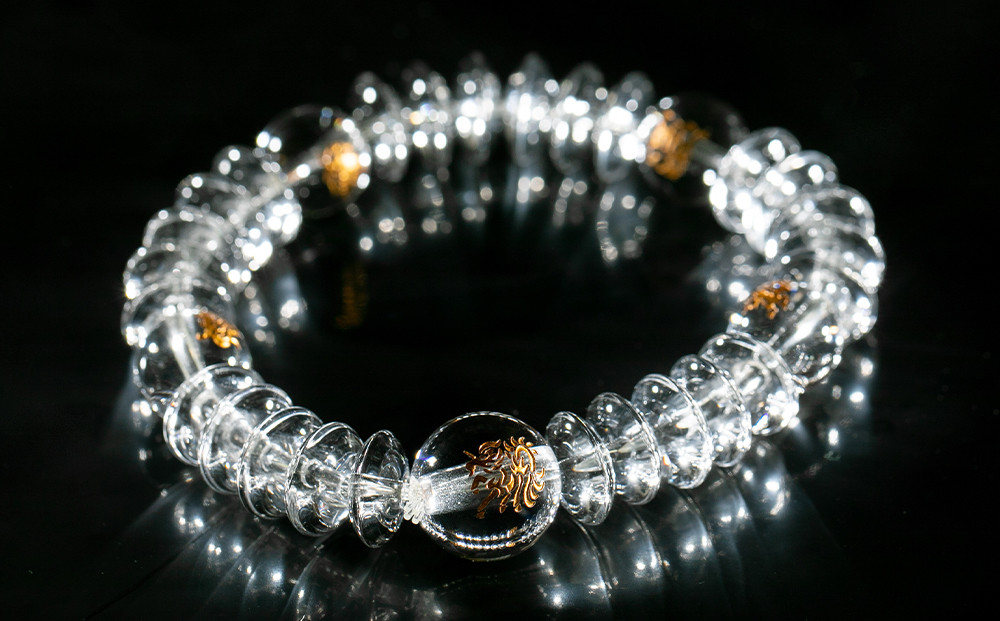 【意匠京念珠板倉】京念珠 男性用 麒麟+四神 ブレスレット(木箱付)［ 京都 数珠 念珠 人気 おすすめ 化粧箱入 証明書付 京都府伝統産業優秀技術 お取り寄せ 通販 送料無料 ふるさと納税 ］