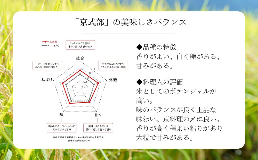 【大和物産】令和7年 特別栽培米「京式部」5kg｜白米 精米 人気セット［ お米 香り良し 艶よし 甘みよし 老舗料亭が認めるお米 高級米 人気 おすすめ お取り寄せ 通販 送料無料 ふるさと納税 ］