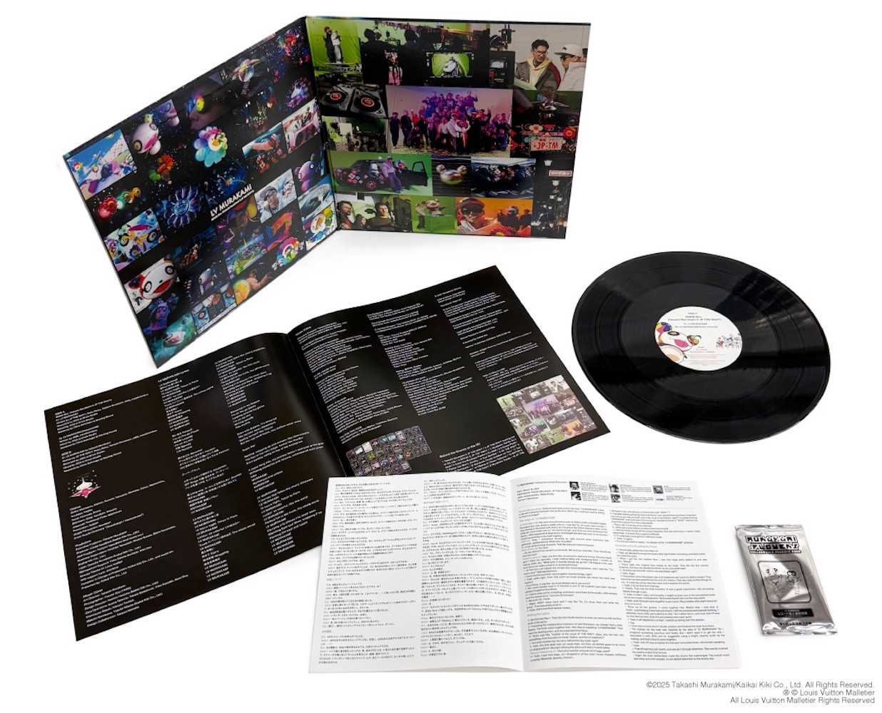 【ふるさと納税限定セット】12 inchレコード盤『LV MURAKAMI』トレーディングカード2パック入り［ 京都 村上隆 カイカイキキ アーティスト 大人気 レア トレカ カード おしゃれ かわいい アート 現代美術 人気 おすすめ 通販 送料無料 ふるさと納税 ］