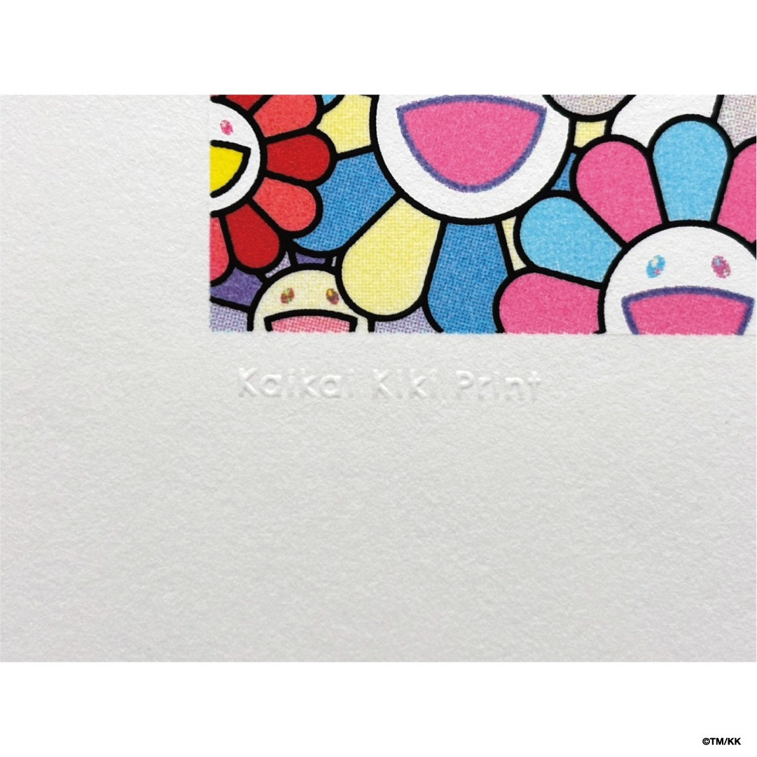 【ふるさと納税限定セット】版画「お花の短冊 ホタルの明かり」シリアルNo.入り限定カード付き［ 京都 村上隆 カイカイキキ アーティスト 大人気 レア トレカ カード おしゃれ かわいい アート 現代美術 人気 おすすめ 通販 送料無料 ふるさと納税 ］