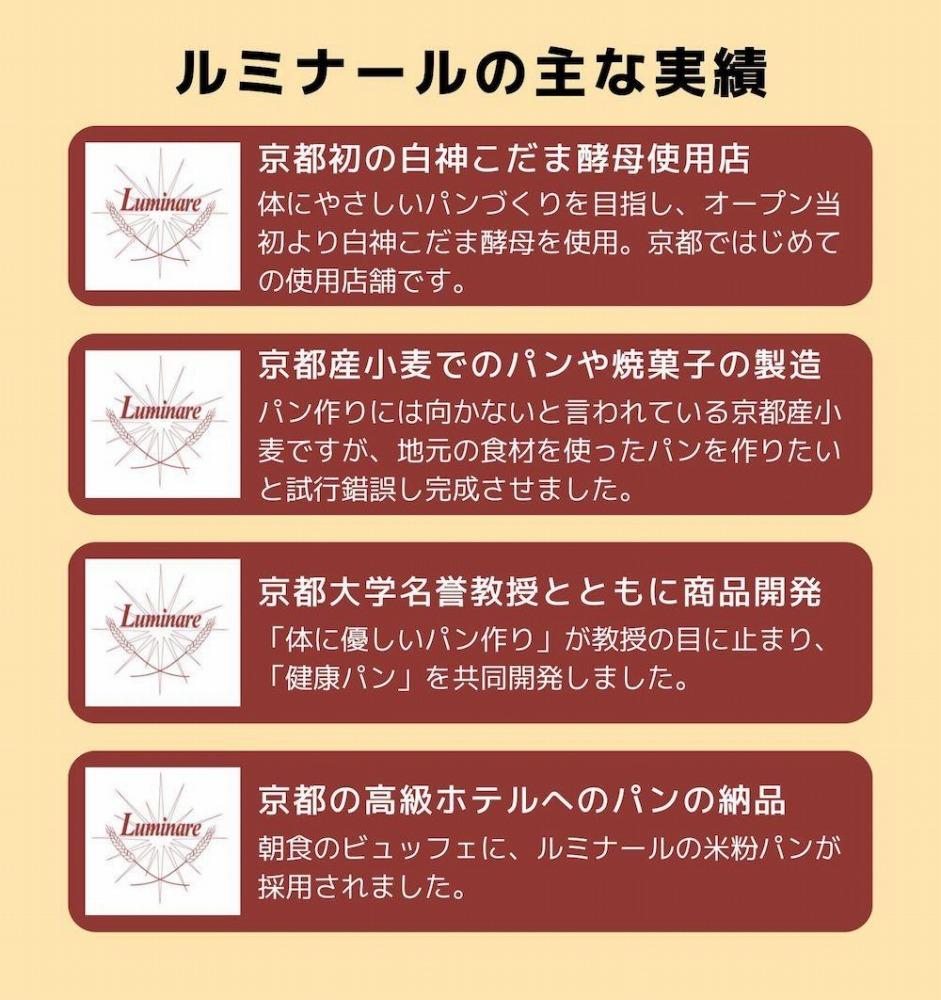 【京都御苑東 しま村】ルミナール 米粉パン 2本セット