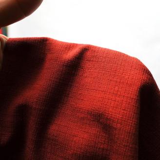 【工夫庵】色あそび 座布団 えんじ（2枚セット）(EE)