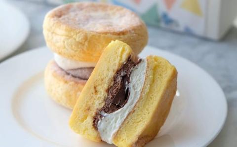 【ライオンカフェ】ふわふわパンケーキサンド10個入り