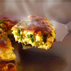 【京都どんぐり】京野菜の入った京風お好み焼（もちチーズ玉・えびイカ玉・京都ぽーく玉×各2枚）