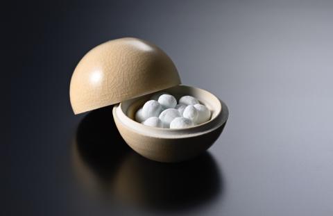 【山川製陶所】想久の石珠　生前のペットの姿の絵付あり(新しいペット供養のカタチ)