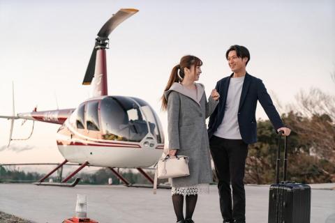 【AirX】京都大満喫！ヘリコプター遊覧チケット30分