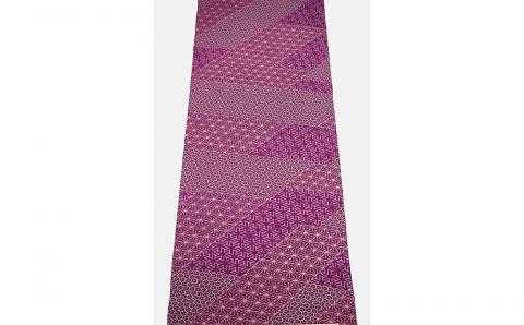 【高田勝】北斎模様のきもの生地・欄間