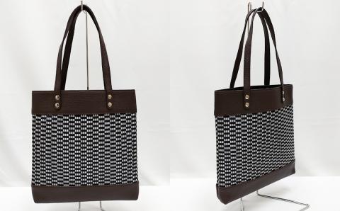【Kyoto SILK Hannari】オリジナルトート（白藍・白エメグリーン・黒グレー）