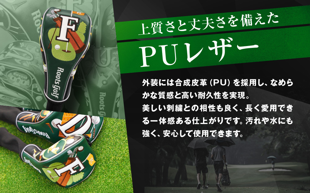 【ルーツゴルフ】ルーツストーリー ヘッドカバーVer.4(フェアウェイウッド用)｜京都 ゴルフアイテム 人気ブランド［ 京都 ゴルフブランド 世の中で一番飛ぶクラブを作りたい ヘッドカバー フェアウェイウッド 人気 おすすめ ゴルフ 飛距離 スコア スポーツ アウトドア 通販 送料無料 ふるさと納税 ］