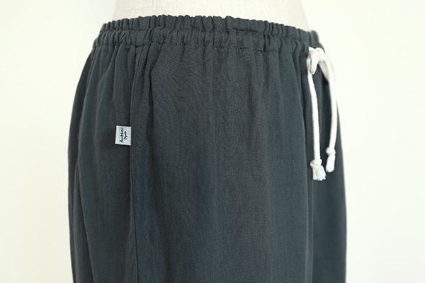 【大東寝具】Ace Hotel Kyoto×京和晒綿紗コラボ ガーゼパジャマ 2重合わせ 草木染め≪チャコールグレー≫ LLサイズ（男女兼用）［ 京都 寝具 老舗 パジャマ 人気 おすすめ ガーゼ 快眠 健康 やわらかい お取り寄せ 通販 送料無料 ふるさと納税 ］