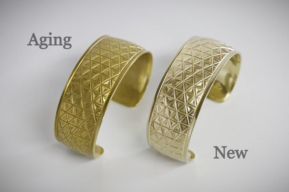 【錺之-KAZARINO-】錺之バングル（Mサイズ・唐草）