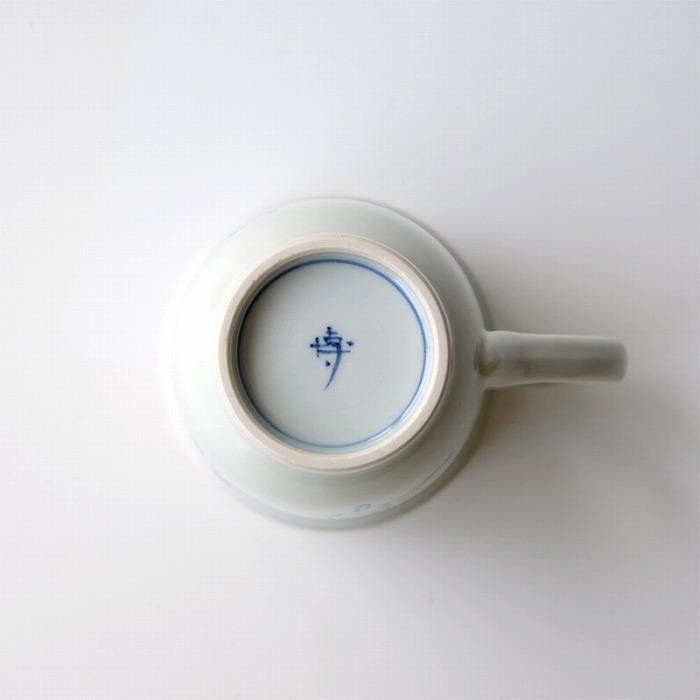 【たち吉】鳥獣戯画 マグ 染付