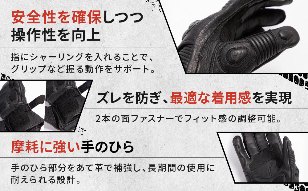 【デグナー】レーシンググローブ ホワイトーレッド[RG-11]【サイズXS】［ 京都 八王子 バイクギア グローブ 人気 おすすめ 革 レザー ツーリング ライダー バイカー バイク ブランド メーカー ギア パーツ ］