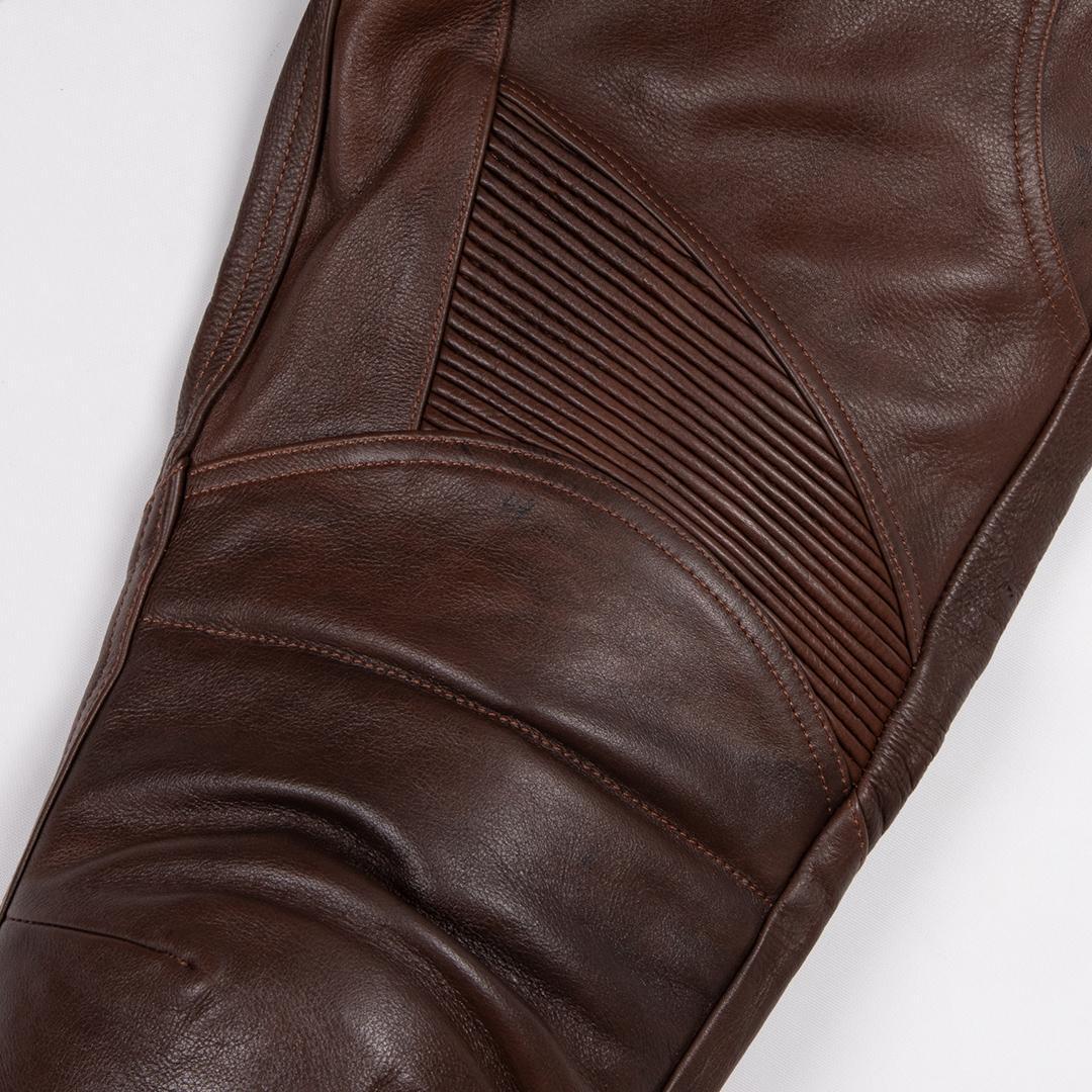 【デグナー】メンズカップ付レザーパンツ [DP-28] ブラウン 〈Mサイズ〉［ 京都 八王子 バイクギア ブランド 大好評 レザー パンツ 人気 おすすめ 牛革 革 ツーリング ライダー バイカー バイク パーツ 通販 送料無料 ふるさと納税 ］