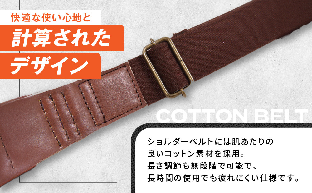 【デグナー】レザーボディバッグ バナナ [W-105] ブラウン｜京都 バイクギア 人気ブランド レザーアイテム［ レザーボディバッグ ウェストポーチ スタイリッシュ 人気 おすすめ バッグ 鞄 かばん 革 レザー ツーリング ライダー バイカー バイク お取り寄せ 通販 送料無料 ふるさと納税 ］