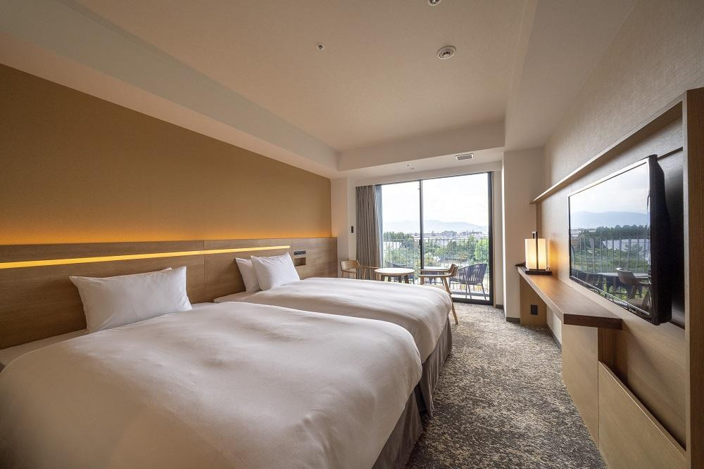 【梅小路ポテル京都】ホテルペア宿泊券(平休日1泊2食付/未就学の子連れでも利用可)《パークサイドツイン》 ［ 京都 梅小路 京都水族館 鉄道博物館 徒歩圏内 大人気 ホテル ペア 宿泊券 人気 おすすめ ファミリー 家族 子供連れ ホテル 宿泊 旅行 観光 グルメ ふるさと納税 ］ 