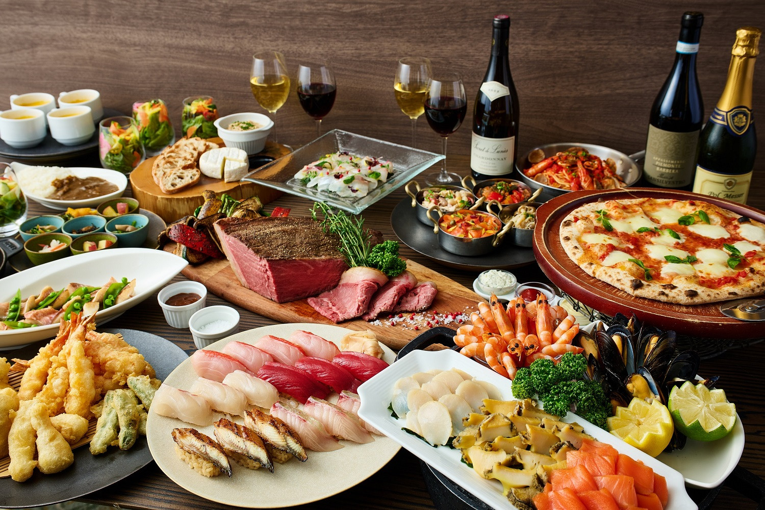 【ホテルグランヴィア京都／カフェレストラン ル・タン 】ディナーバイキング2名様分｜京都駅直結 人気ホテル カジュアルダイニング 食事券［ 駅直結 大規模 カフェレストラン ディナー バイキング ペア食事券 2人 人気 おすすめ 食事 ビュッフェ グルメ 旅行 観光 ホテル ふるさと納税