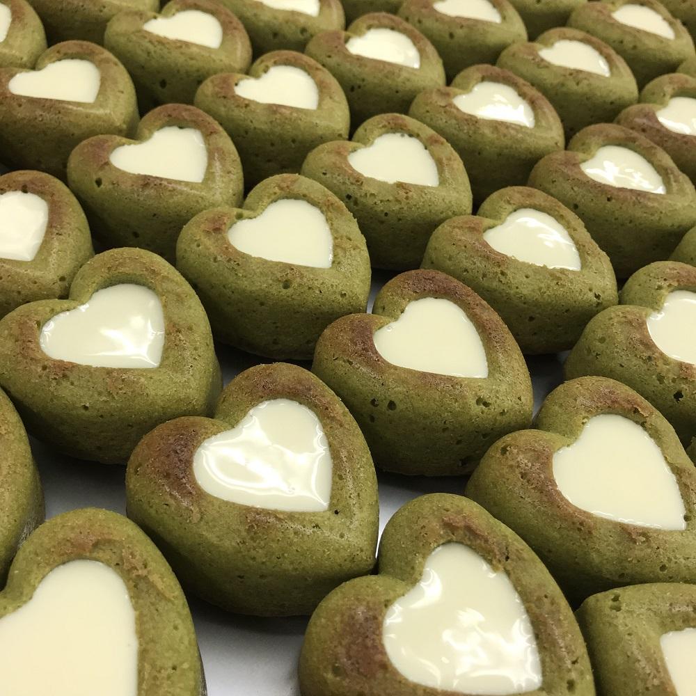 【京都パティスリーボゥ・ベル・ベル】ハートのマドレーヌお抹茶16個入り［ 京都 スイーツ 焼菓子 おいしい 人気 おすすめ お取り寄せ お菓子 洋菓子 ］