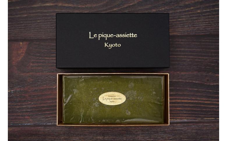 【ル・ピックアシエット】抹茶とホワイトチョコのテリーヌ 1本（400g）［ 京都 スイーツ おいしい 人気 おすすめ お取り寄せ お菓子 洋菓子 ］
