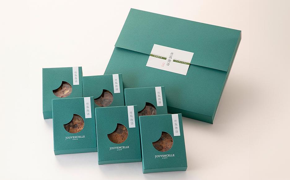【高島屋選定品】ジュヴァンセル 竹取物語(姫) 6個［ 京都 スイーツ ブランド パウンドケーキ 栗 黒豆 国産 手作業 丁寧 焼き菓子 甘露煮 ラム酒 スイーツ デザート ギフト お土産 伝統 京都 人気 おすすめ ふるさと納税 送料無料 ］