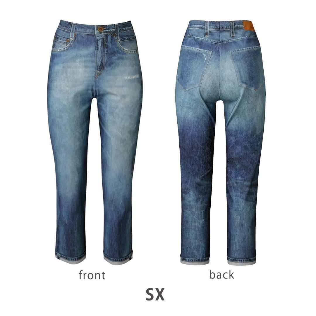 【ワコール/カルソン】まるでデニム ストレート レディス＜Lサイズ/SX＞［ 京都 ストレッチ パンツ ぐ～んとのびる! 快適 楽 はきごこち ファッション 人気 おすすめ ズボン ふるさと納税 ］