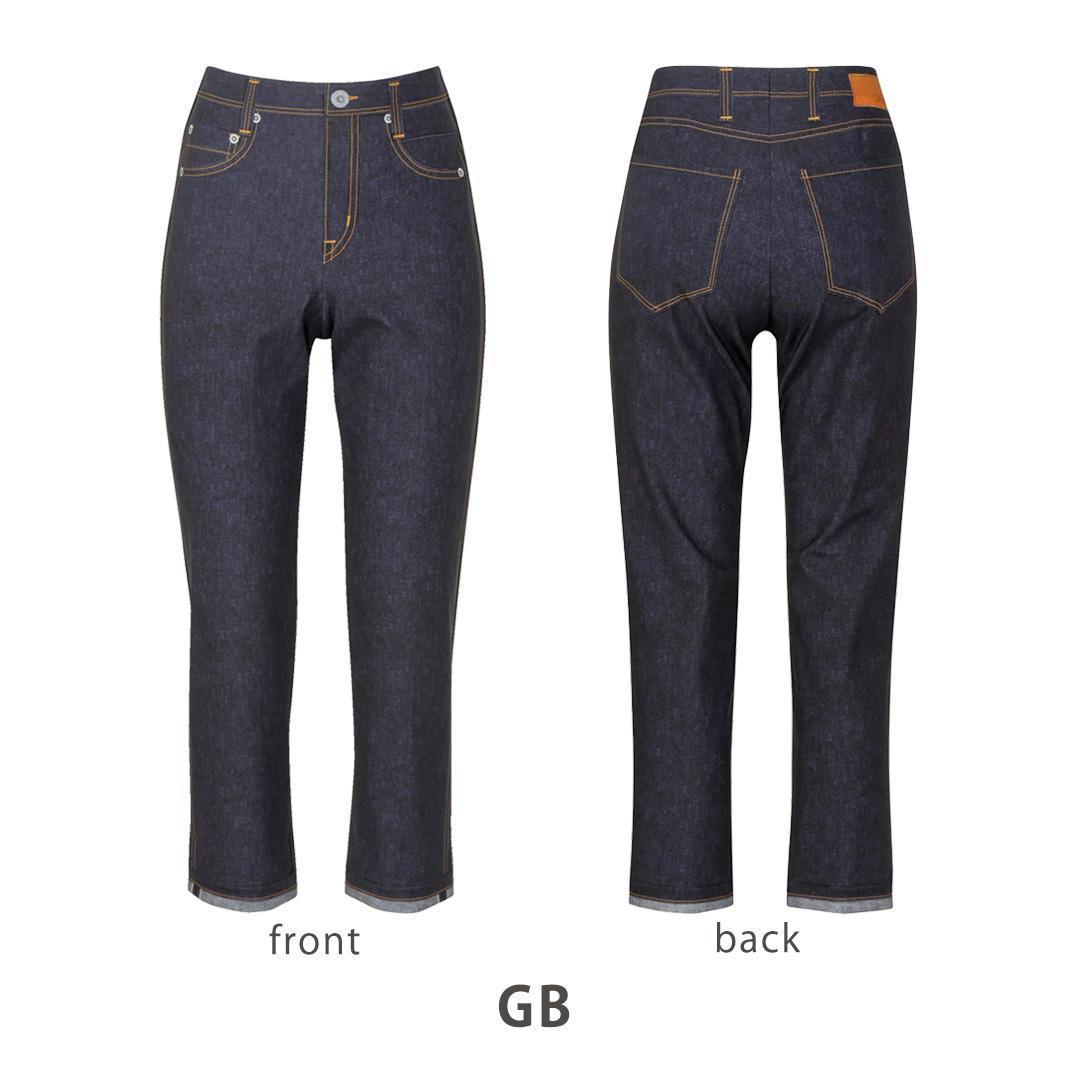 【ワコール/カルソン】まるでデニム ストレート レディス＜Lサイズ/GB＞［ 京都 ストレッチ パンツ ぐ～んとのびる! 快適 楽 はきごこち ファッション 人気 おすすめ ズボン ふるさと納税 ］