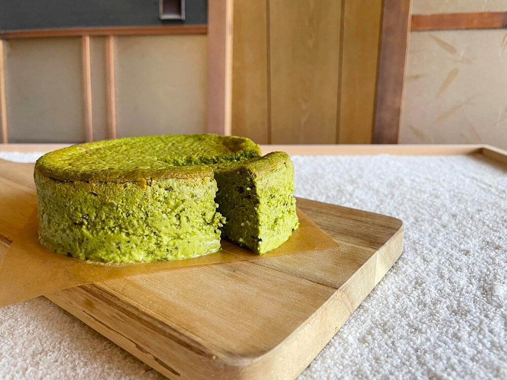 【京都チーズケーキ博物館】カマンベールのニューヨークチーズケーキ（抹茶）［ 京都 スイーツ ケーキ おいしい 人気 おすすめ お取り寄せ お菓子 洋菓子 ］ 