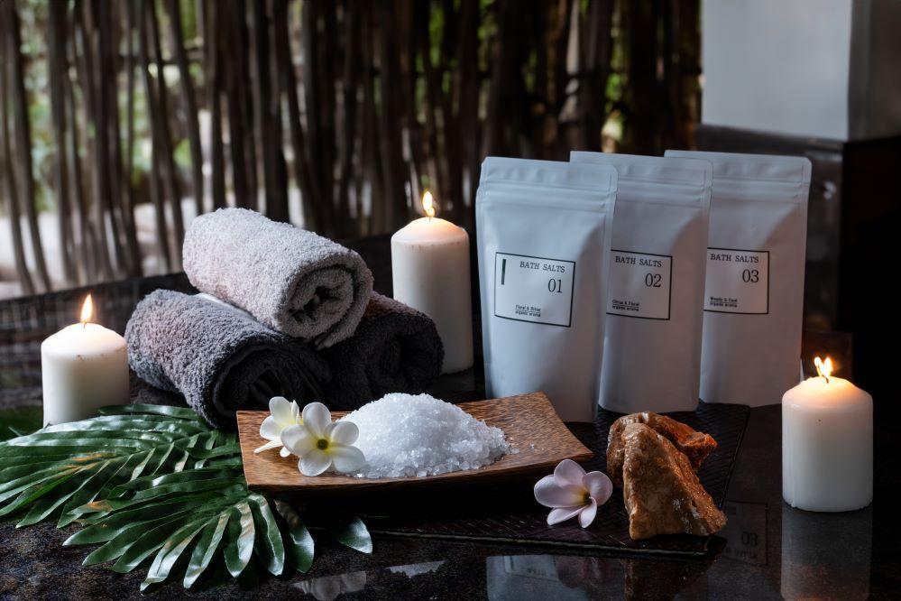 【マナプラス】自然な香りに包まれるバスタイム！ 天然精油バスソルト／3種セット